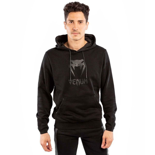 Venum Classic Hoodie Black/Black Small  at Bytomic Trade and Wholesale