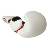 White-Red-Black Top Ten Stripe Boxing Gloves    at Bytomic Trade and Wholesale