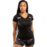 Black/White Venum UFC Replica Women's T-Shirt    at Bytomic Trade and Wholesale