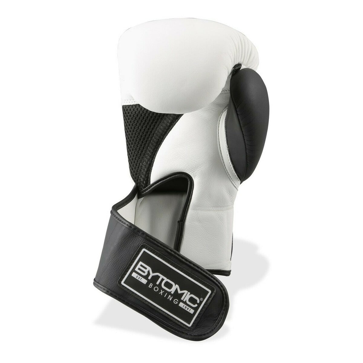 White Bytomic Legacy Leather Boxing Gloves    at Bytomic Trade and Wholesale