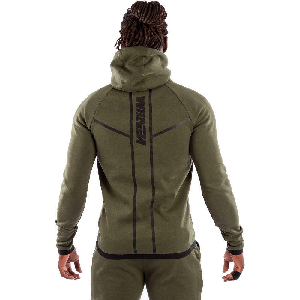 Khaki Venum Laser X Connect Zipped Hoodie    at Bytomic Trade and Wholesale