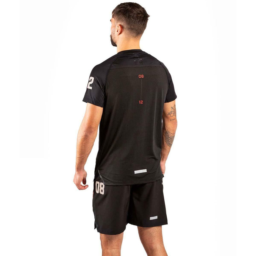 Black Venum Loma 08-12 Dry Tech T-Shirt    at Bytomic Trade and Wholesale