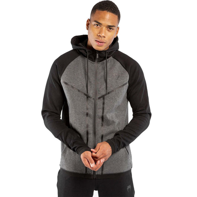 Grey Venum Laser X Connect Zipped Hoodie Large   at Bytomic Trade and Wholesale