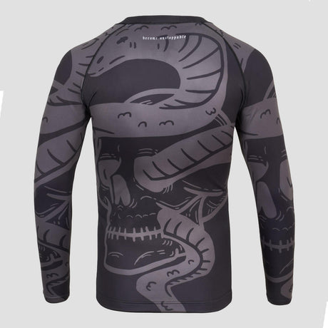 Black Fumetsu Snake Eyes Long Sleeve Rash Guard    at Bytomic Trade and Wholesale