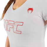 White Venum UFC Authentic Fight Week 2 Women's T-Shirt    at Bytomic Trade and Wholesale