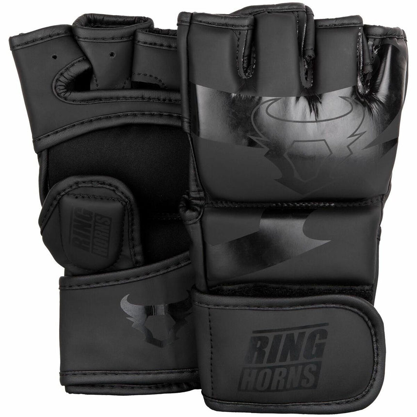 Ringhorns Charger MMA Gloves Black/Black Medium  at Bytomic Trade and Wholesale