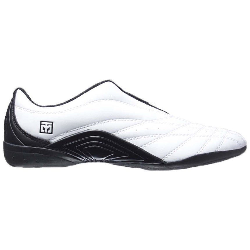 White- Black Mooto Wing Shoes    at Bytomic Trade and Wholesale