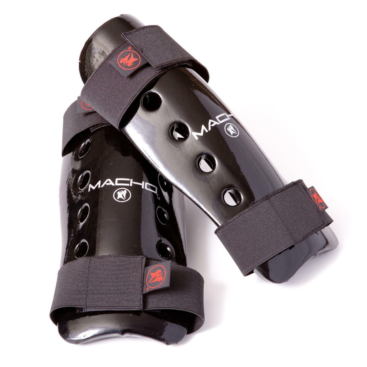 Macho Dyna Shin Guard Black Large  at Bytomic Trade and Wholesale