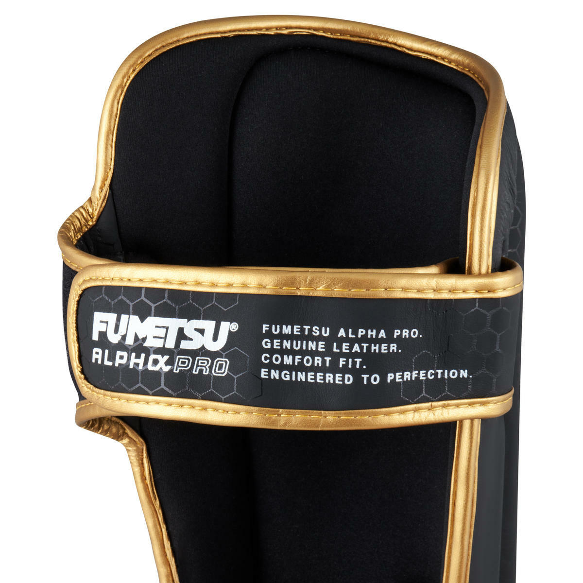 Black/Gold Fumetsu Alpha Pro Shin Guards Bytomic Trade & Wholesale