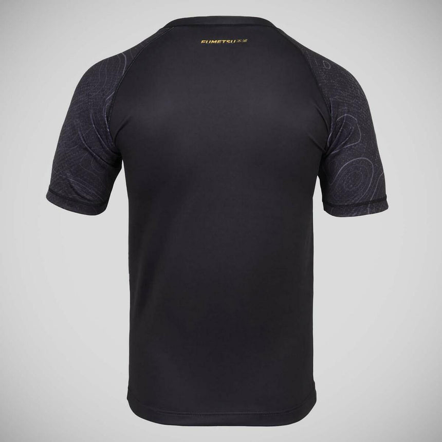 Black Fumetsu Arc Short Sleeve Rash Guard    at Bytomic Trade and Wholesale