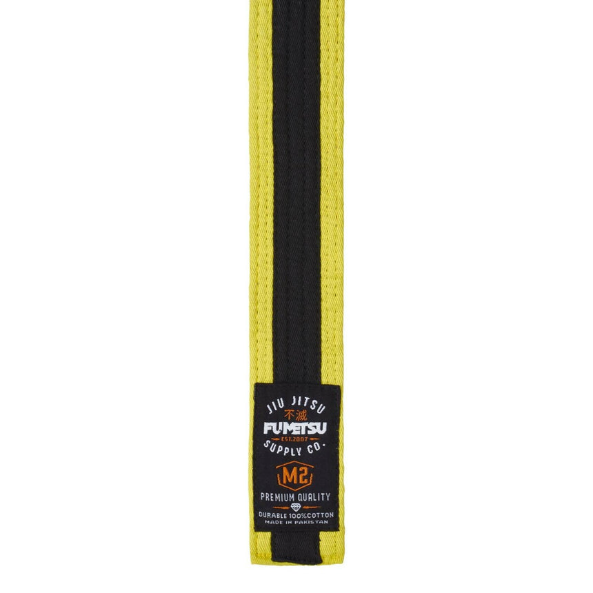 Yellow/Black Fumetsu V2 Kids BJJ Belt    at Bytomic Trade and Wholesale