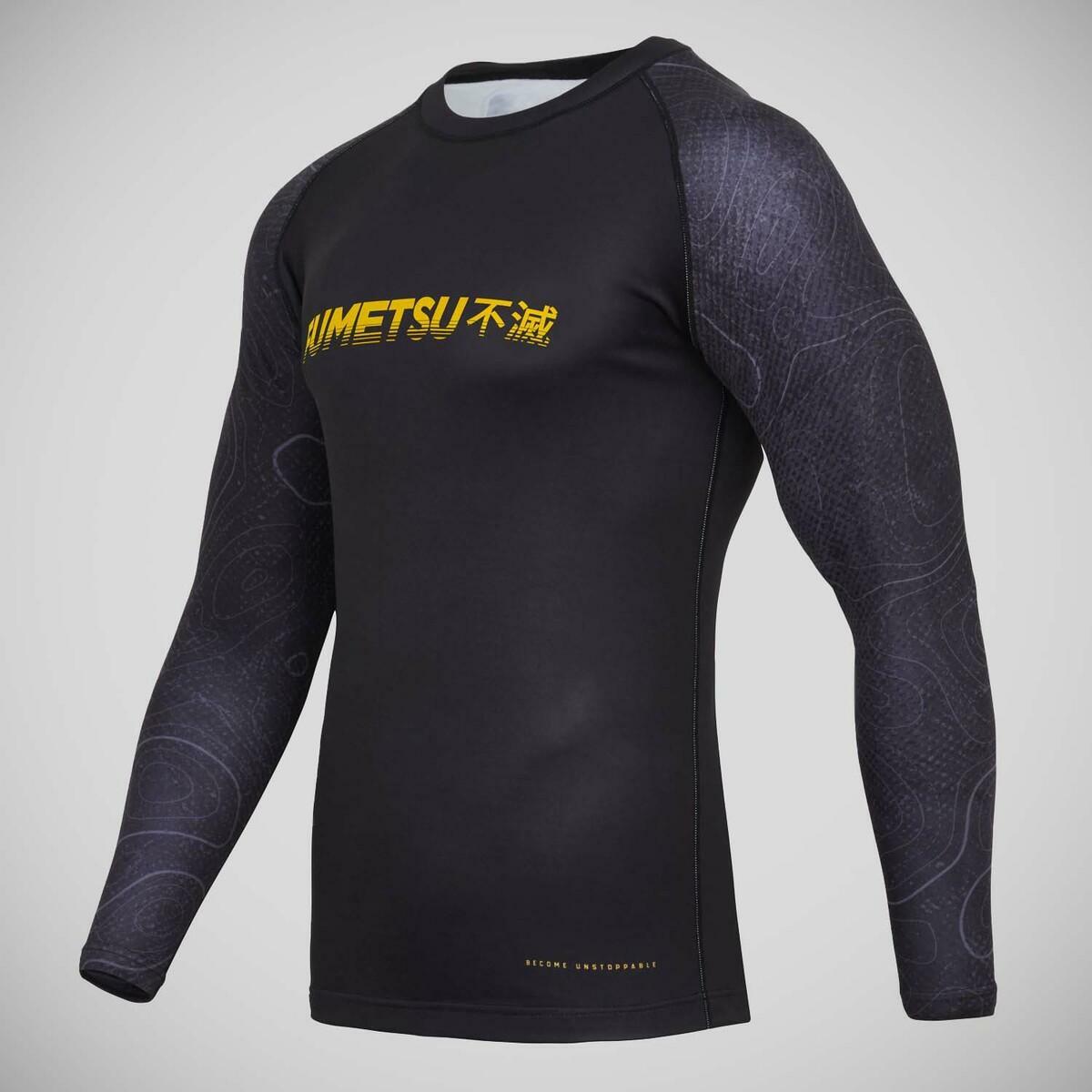 Black Fumetsu Arc Long Sleeve Rash Guard    at Bytomic Trade and Wholesale