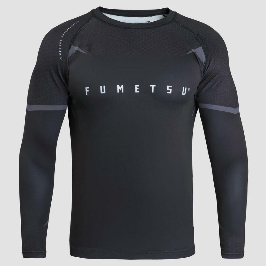 Black Fumetsu Ghost MK2 Long Sleeve Rash Guard    at Bytomic Trade and Wholesale