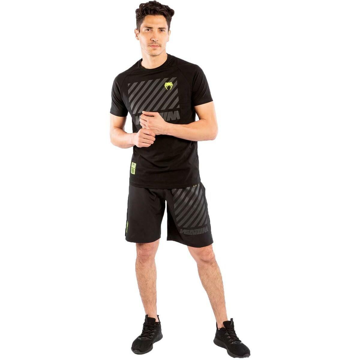 Black Venum Stripes T-Shirt    at Bytomic Trade and Wholesale