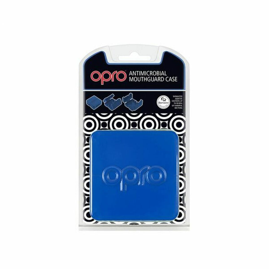 Opro Gen 4 Anti-Microbial Mouth Guard Case Blue   at Bytomic Trade and Wholesale