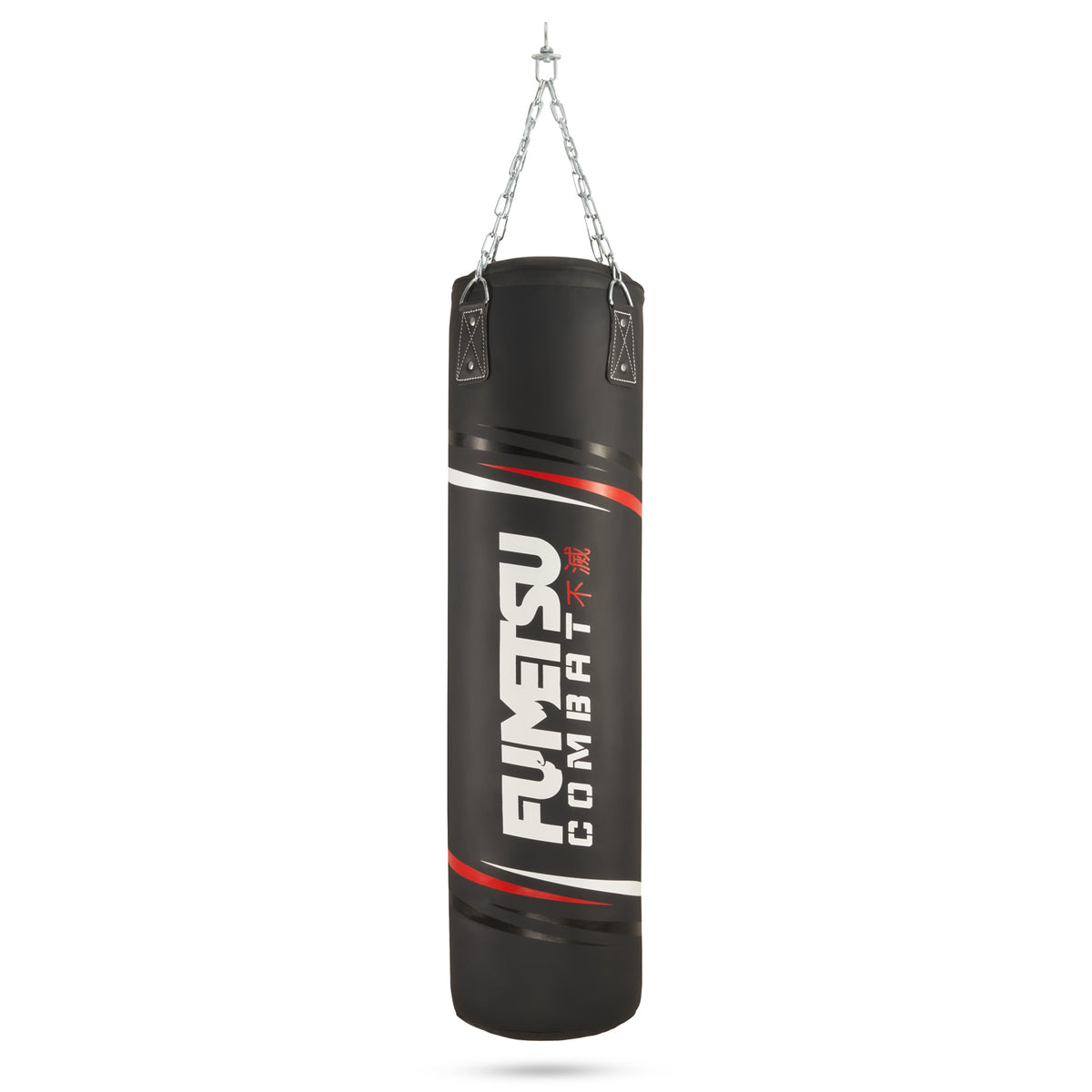 Black/White/Red Fumetsu Charge 4ft Punch Bag    at Bytomic Trade and Wholesale