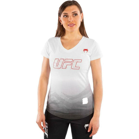 White Venum UFC Authentic Fight Week 2 Women's T-Shirt    at Bytomic Trade and Wholesale