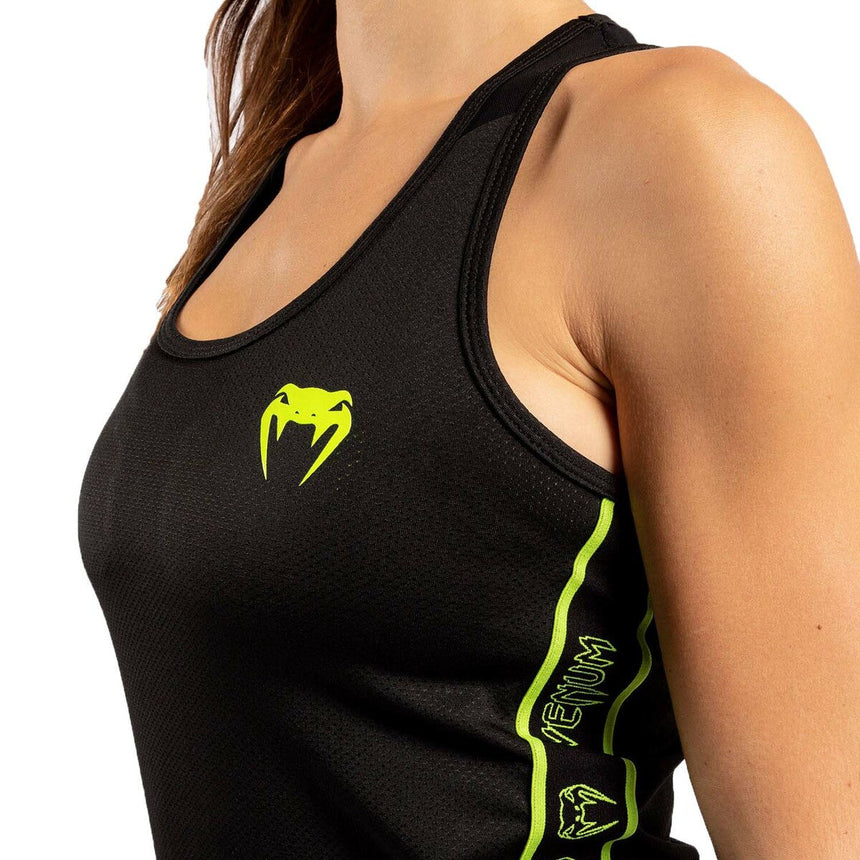Black-Neo Yellow Venum Tecmo Womens Tank Top    at Bytomic Trade and Wholesale