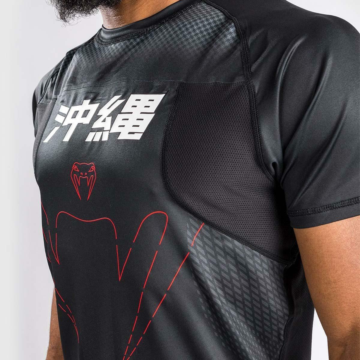 Black Venum Okinawa 3.0 Dry Tech T-Shirt    at Bytomic Trade and Wholesale