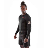 Black Venum Loma 08-12 Long Sleeve Rash Guard    at Bytomic Trade and Wholesale