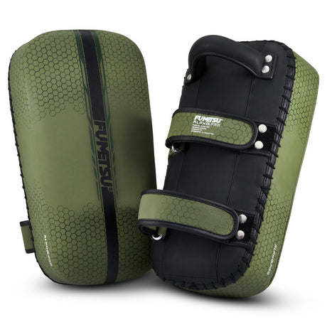 Fumetsu Alpha Pro Thai Pads Olive Green/Black   at Bytomic Trade and Wholesale