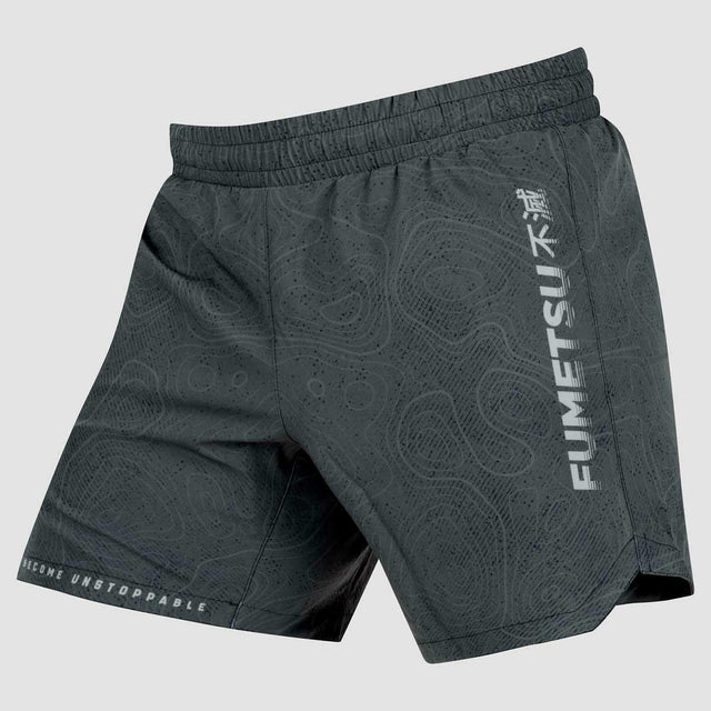 Grey Fumetsu Arc V-Lite Fight Shorts    at Bytomic Trade and Wholesale
