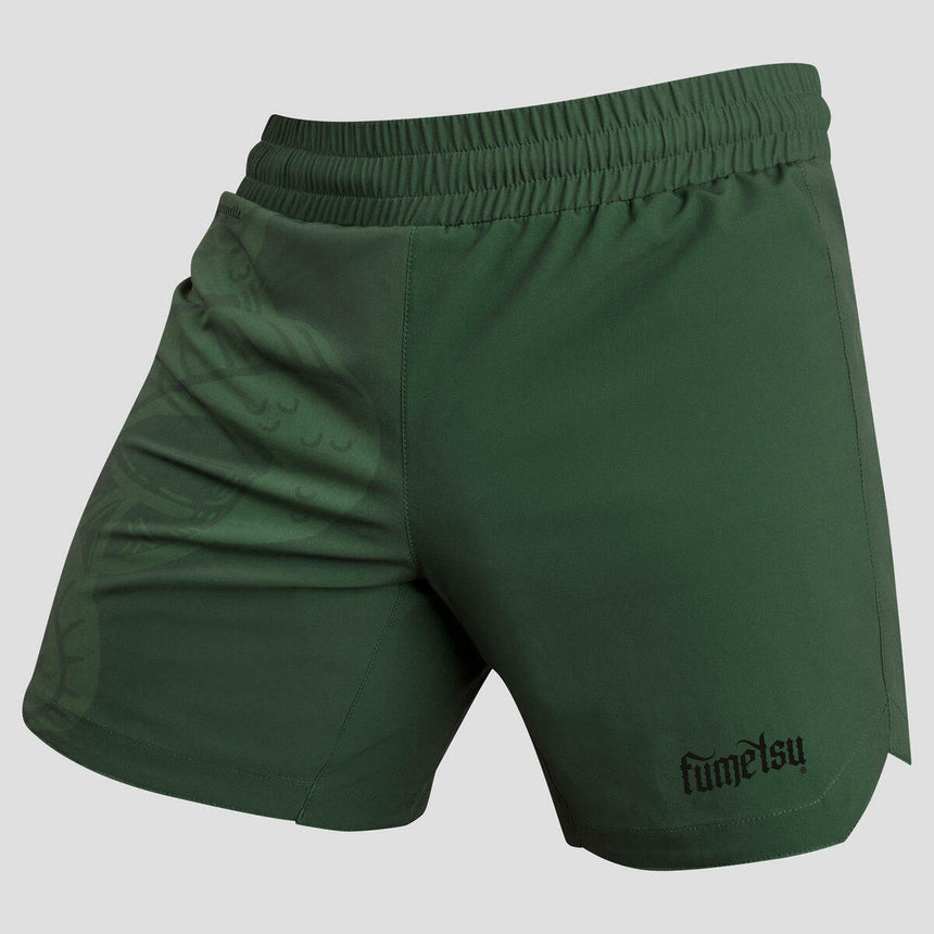 Khaki Fumetsu Snake Eyes V-Lite Fight Shorts Medium   at Bytomic Trade and Wholesale