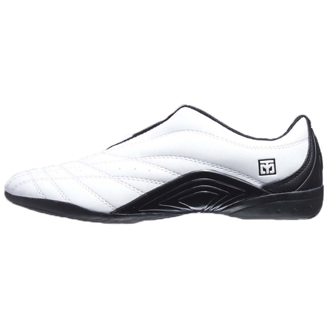 White- Black Mooto Wing Shoes    at Bytomic Trade and Wholesale