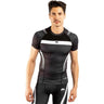 Venum No Gi 3.0 Short Sleeve Rash Guard Black/White Medium  at Bytomic Trade and Wholesale