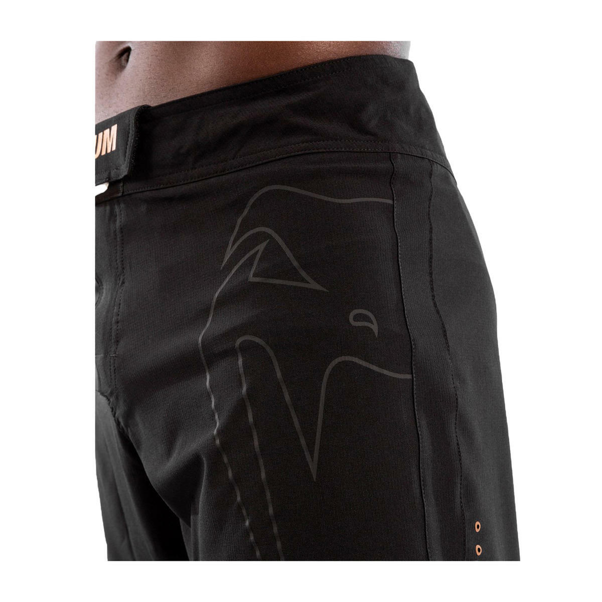 Black/Bronze Venum Light 4.0 Fight Shorts    at Bytomic Trade and Wholesale