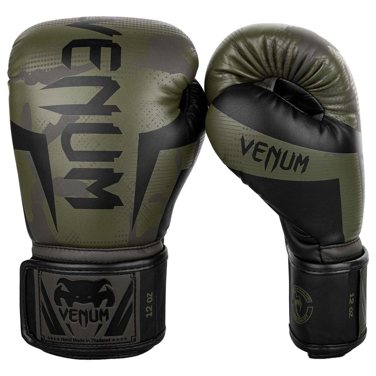 Khaki/Camo Venum Elite Boxing Gloves    at Bytomic Trade and Wholesale