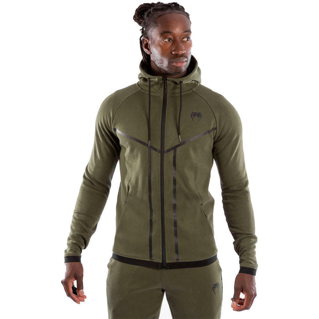 Khaki Venum Laser X Connect Zipped Hoodie Large   at Bytomic Trade and Wholesale