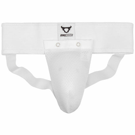 White Ringhorns Charger Mens Groin Guard    at Bytomic Trade and Wholesale