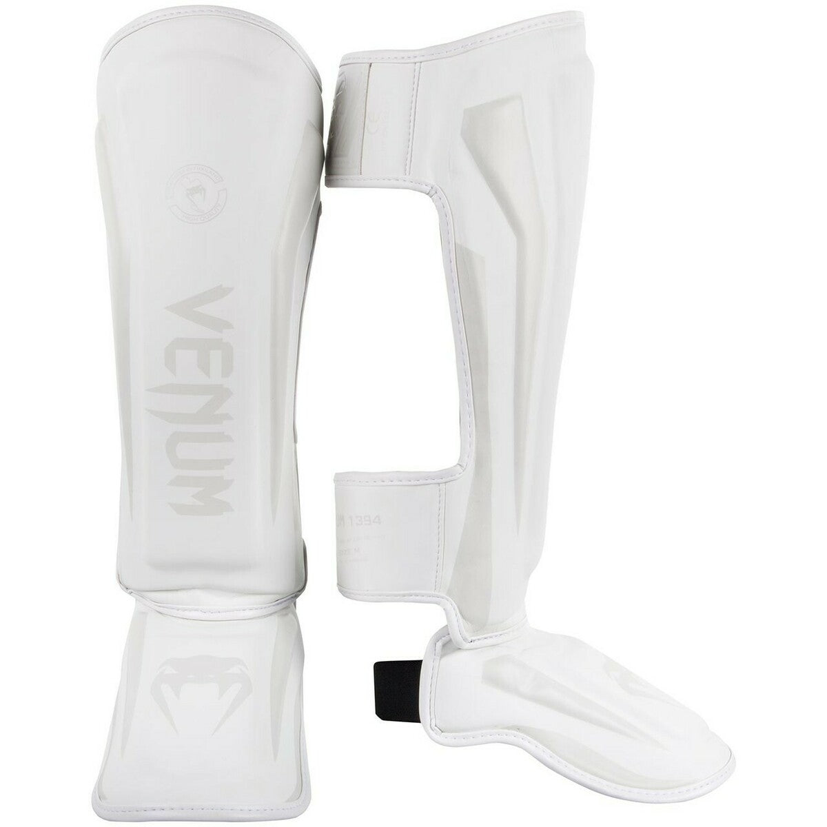 White/White Venum Elite Shin Guards    at Bytomic Trade and Wholesale