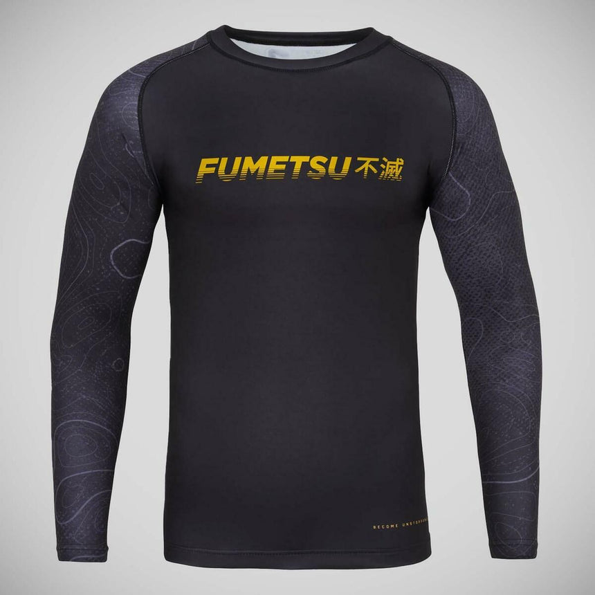 Black Fumetsu Arc Long Sleeve Rash Guard Small   at Bytomic Trade and Wholesale