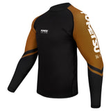 Fumetsu Competitor MK1 Long Sleeve Rash Guard Brown Small  at Bytomic Trade and Wholesale