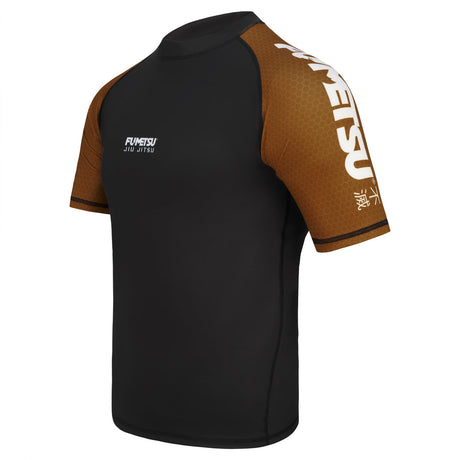 Fumetsu Competitor MK1 Short Sleeve Rash Guard Brown XL  at Bytomic Trade and Wholesale