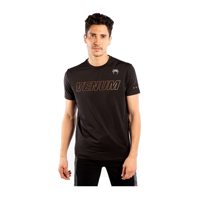 Black/Bronze Venum Classic Evo Dry Tech T-Shirt Small   at Bytomic Trade and Wholesale