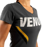 Grey/Yellow Venum Womens One FC Impact T-Shirt    at Bytomic Trade and Wholesale