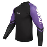 Fumetsu Competitor MK1 Long Sleeve Rash Guard Purple Small  at Bytomic Trade and Wholesale