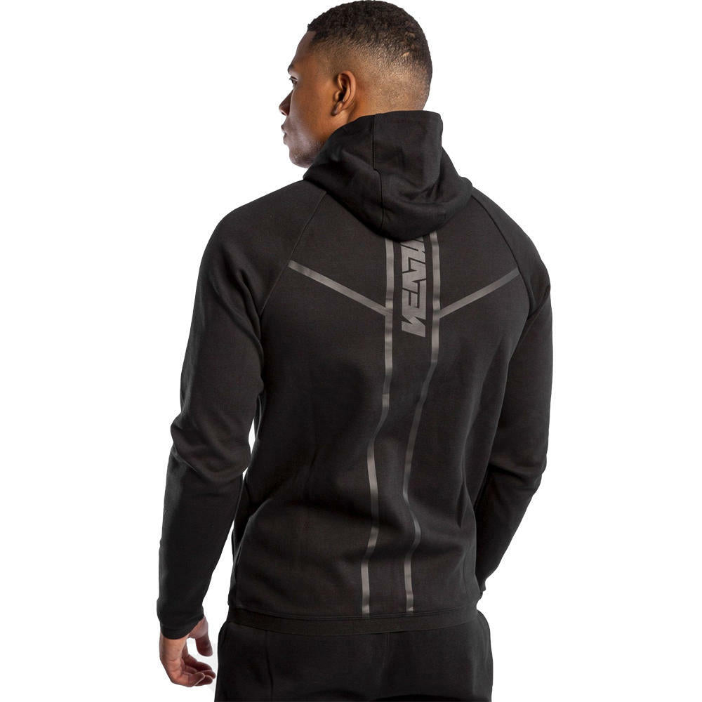 Black/Black Venum Laser X Connect Zipped Hoodie    at Bytomic Trade and Wholesale