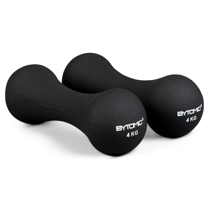 Black Bytomic Neoprene 4kg Dumbbells    at Bytomic Trade and Wholesale