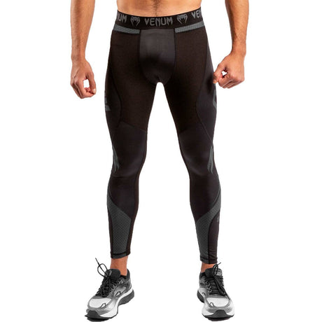 Venum One FC Impact Spats Black/Black Large  at Bytomic Trade and Wholesale