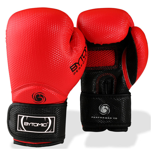 Red Bytomic Performer V4 Boxing Gloves 10oz   at Bytomic Trade and Wholesale